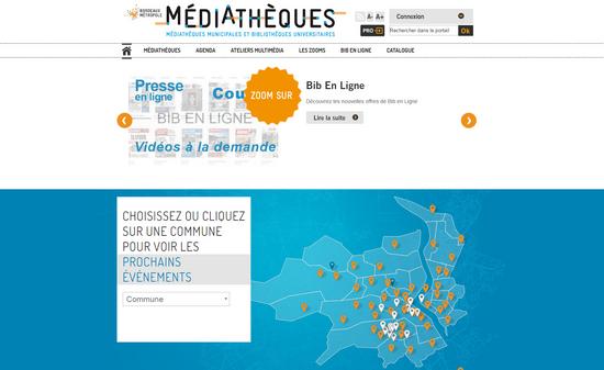 Le portail des médiathèques de Bordeaux Métropole
