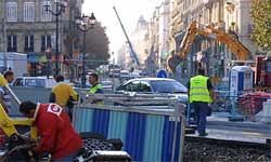 Travaux dans les rues