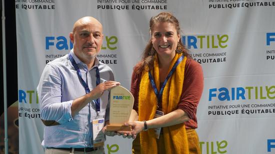 Remise des premiers trophées Fairtile, l'initiative pour une commande publique équitable 