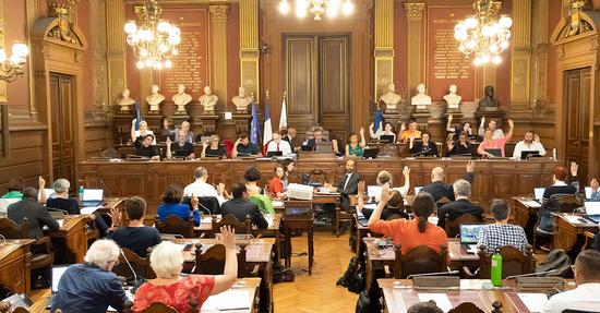 Séance du Conseil municipal au Palais Rohan