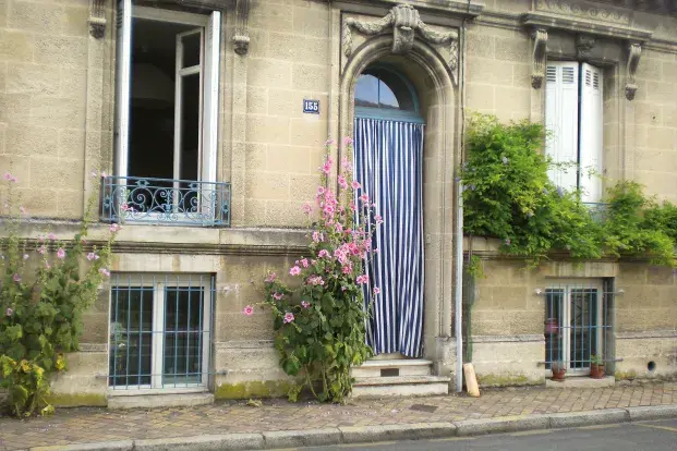 Photo : Une échoppe bordelaise, rue Camille-Godard © T. Sanson