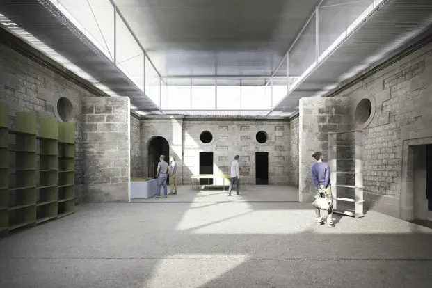 Vue 3D des futurs espaces du madd-bordeaux.