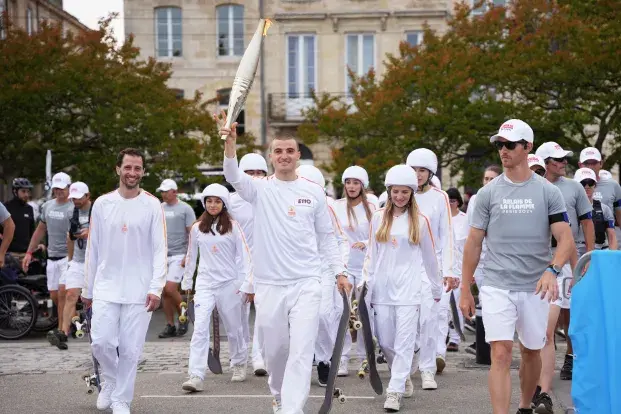 Flamme olympique Carrousel - 23 mai 2024