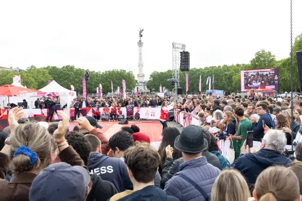 Flamme olympique Carrousel - 23 mai 2024