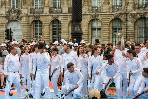 Flamme olympique Carrousel - 23 mai 2024