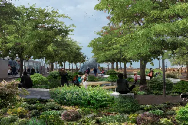 Photo : La place Stalingrad va être remodelée à compter d'avril 2025. 