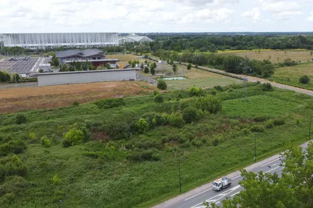 Les espaces champêtres aux abords du stade Matmut Atlantique et de l'avenue Labarde