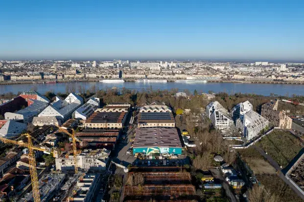 vue aérienne du quartier Bastide-Niel