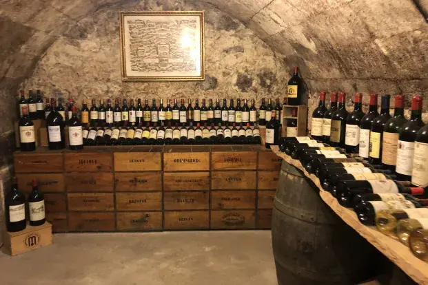 Photo d'une cave du musée du vin et de la négoce
