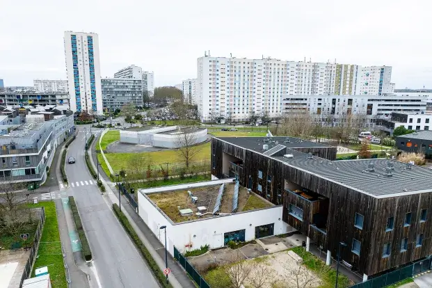 Vue aérienne du quartier du Grand-Parc