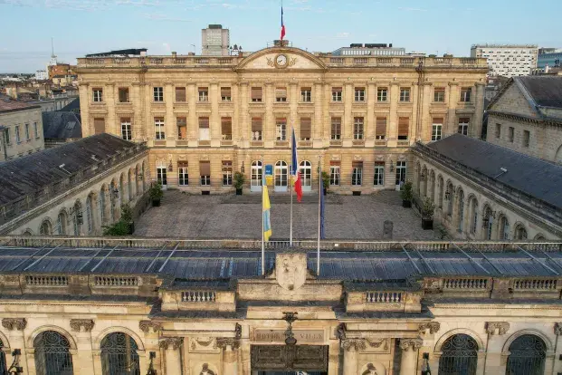 Vue aérienne du Palais Rohan