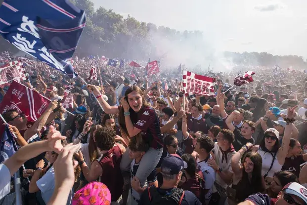 Fans UBB aux Quinconces