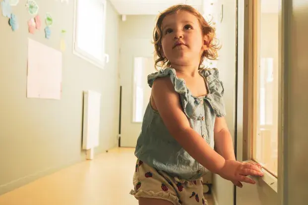 Fin de journée à la crèche Emmanuelle Ajon