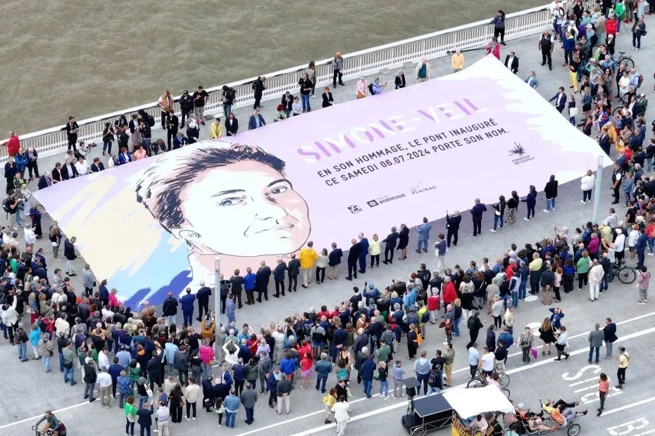 Le pont Simone Veil, qui relie le boulevard Jean-Jacques Bosc à Floirac, a été inauguré ce samedi 6 juillet 2024.