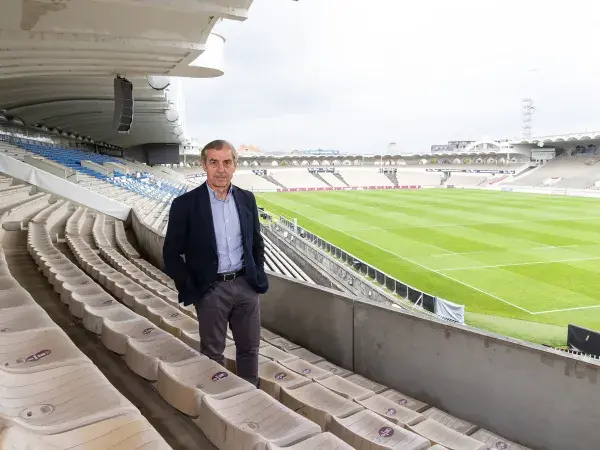 Alain Giresse au stade Jacques Chaban-Delmas le 7 mai 2024. Un stade qu'il a découvert en 1963.