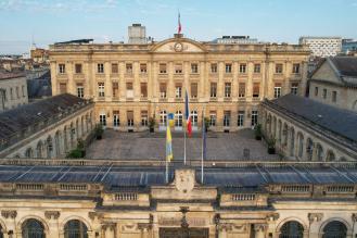 Vue aérienne du Palais Rohan