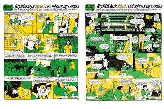épisodes 1 et 2 de la bande dessinée "Bordeaux 2040 : les récits de l'après"
