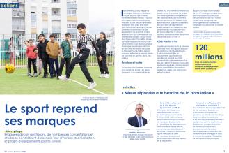 Exemple du cahier thématique "Actions" du numéro 501 mars-avril 2025