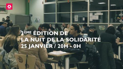 Un plan fixe de la vidéo de la nuit de la solidarité 2025