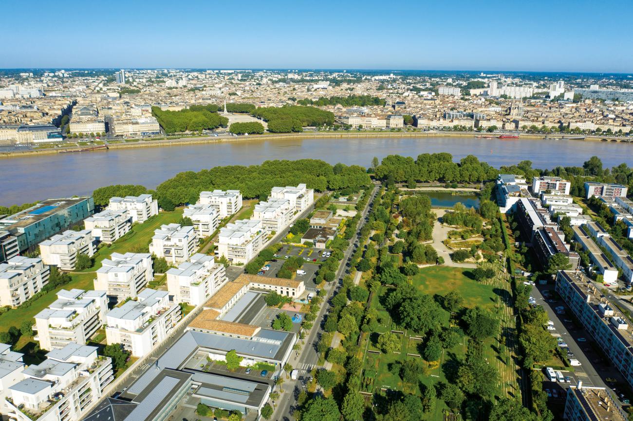 Vue aérienne bordeaux