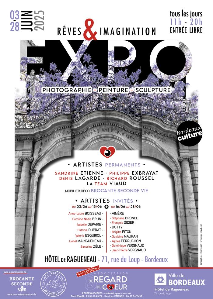 Photo :  © Affiche Exposition de Regard & de Cœur    © www.apc-viaud.com