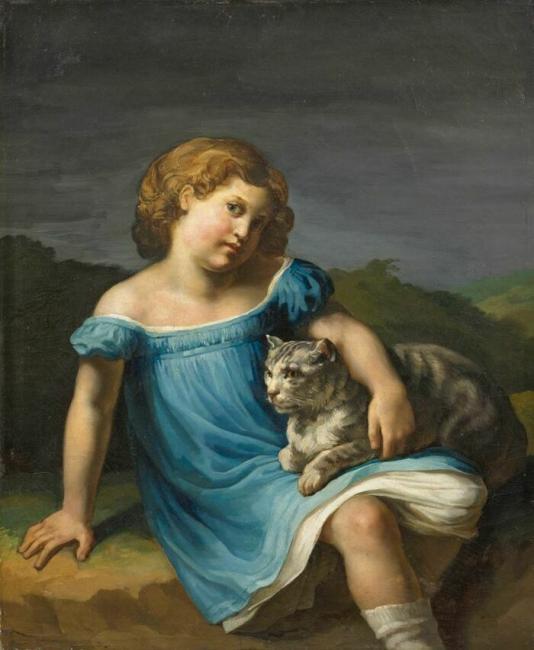 Photo : © Théodore Géricault, Louise Vernet enfant, vers 1818 © Musée du Louvre, RMN-GP, Photo : Michel Urtado.
